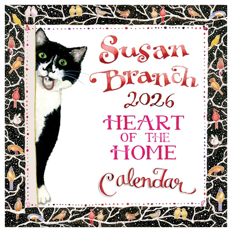 TF Publishing 2026 Susan Branch Mini Calendar with Monthly Grids for Appointments and Scheduling - Vertical Small Wall Calendar 2026 with Premium Matte Paper for Home and Office Organization - 7x7in - Image 2